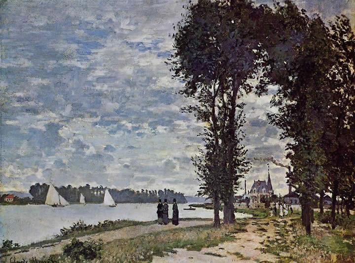 Claude Monet The Banks of the Seine at Argenteuil